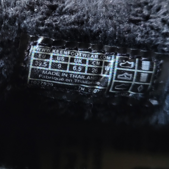 Keen Women's Fold Down Black Howser Pull On Ankle Boots # 1027929 Size US 9 - Picture 9 of 10